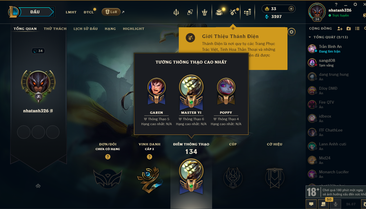 Acc LMHT #Trắng Thông Tin 100% - Unrank all mùa - Không Khung