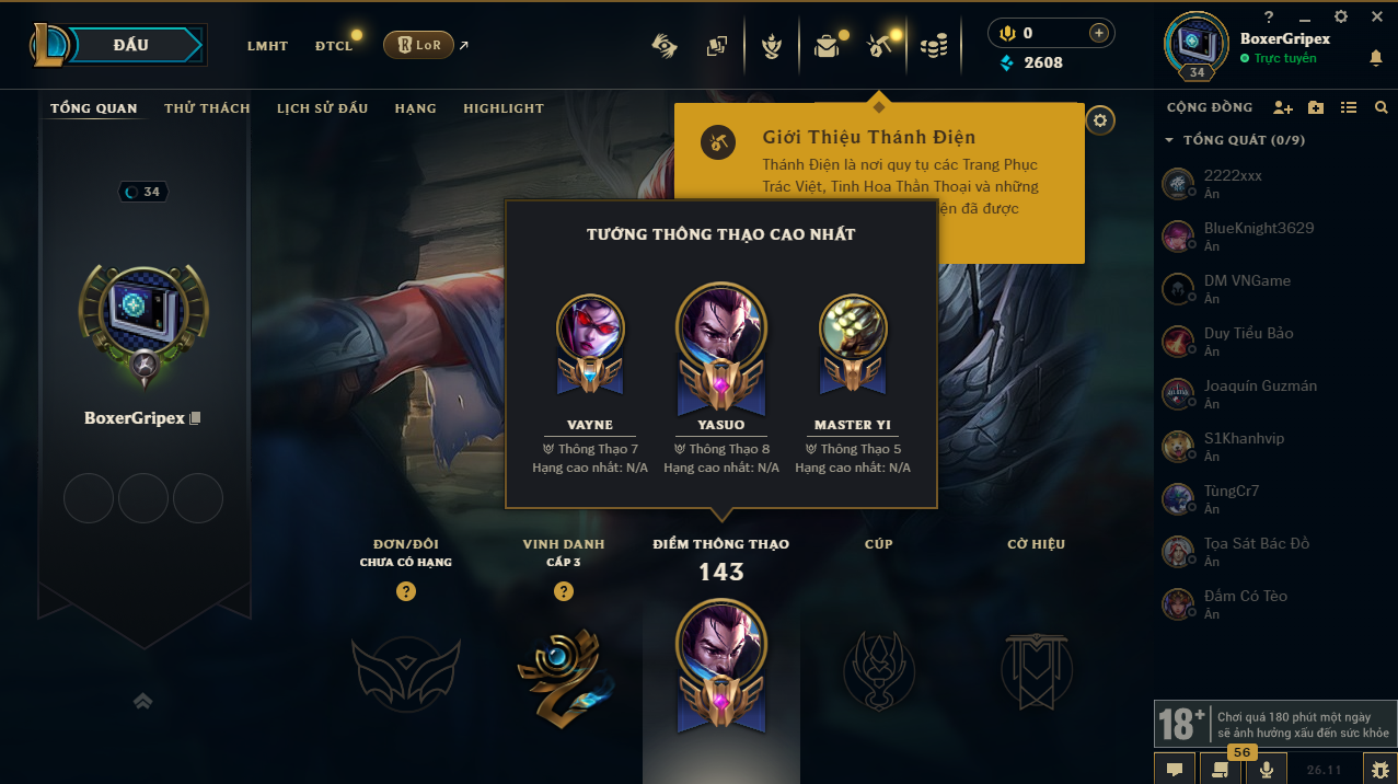 Acc LMHT #Unrank ALL mùa - Trắng Thông Tin  100% - Không Khung