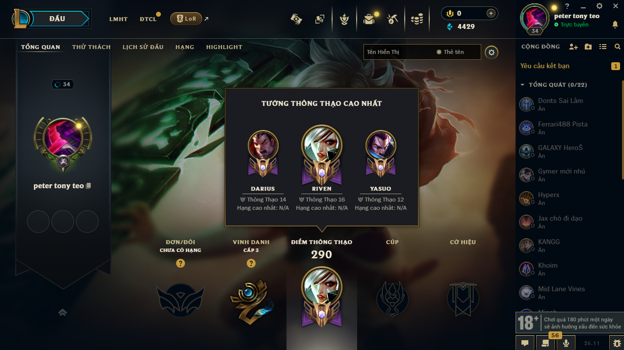 Acc LMHT #Unrank ALL mùa - Trắng Thông Tin  100% - Không Khung