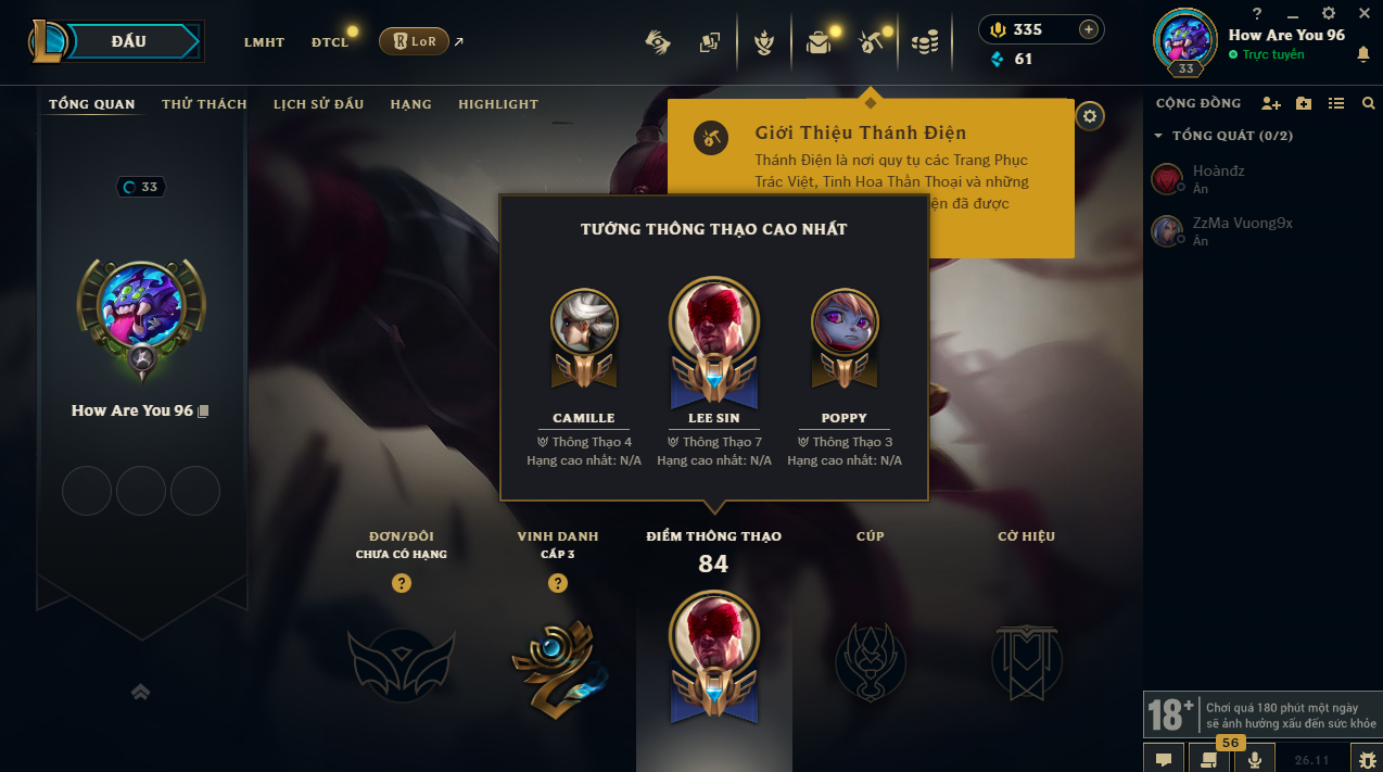 Acc LMHT #Unrank ALL mùa - Trắng Thông Tin  100% - Không Khung